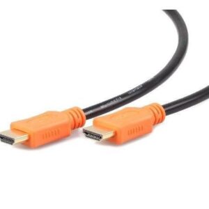 Kabel HDMI High Speed Ethernet Gembird CC-HDMI4L-1M (pomarańczowo-czarny) 1 m