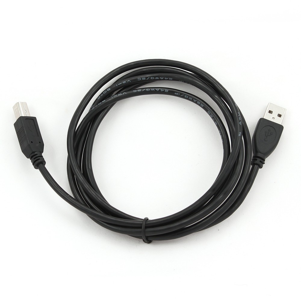 Kabel USB 2.0 Gembird AM-BM, czarny (1,8 m) - obrazek 3