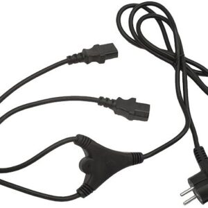 Kabel zasilający serwerowy 2x IEC 320 C13 Gembird PC-186-ML6 (2 m)