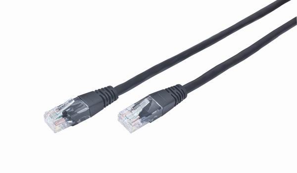 Kabel sieciowy UTP Gembird PP6U-2M/BK kat. 6, Patch cord RJ-45 (2 m) - obrazek 5
