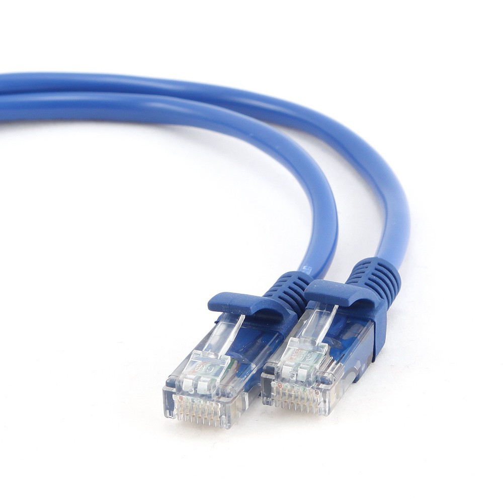 Kabel sieciowy UTP Gembird PP12-1M/B kat. 5e, Patch cord RJ-45 (1 m) - obrazek 4