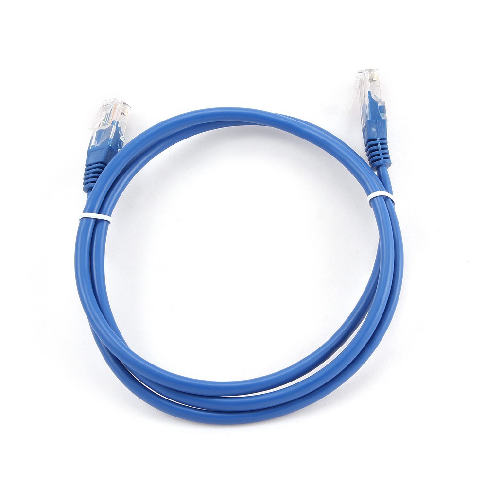 Kabel sieciowy UTP Gembird PP12-1M/B kat. 5e, Patch cord RJ-45 (1 m) - obrazek 5