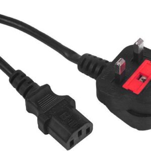 Kabel zasilający komputerowy Gembird PC-187 z wtyczką UK (angielska) 1,8 m