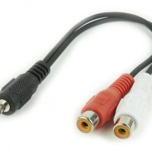 Kabel stereo mini Jack-2x RCA Gembird CCA-406 (0,2 m)