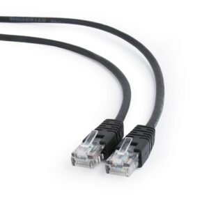 Kabel sieciowy UTP Gembird PP12-0.25M/BK kat. 5e, Patch cord RJ-45 (0,25 m)
