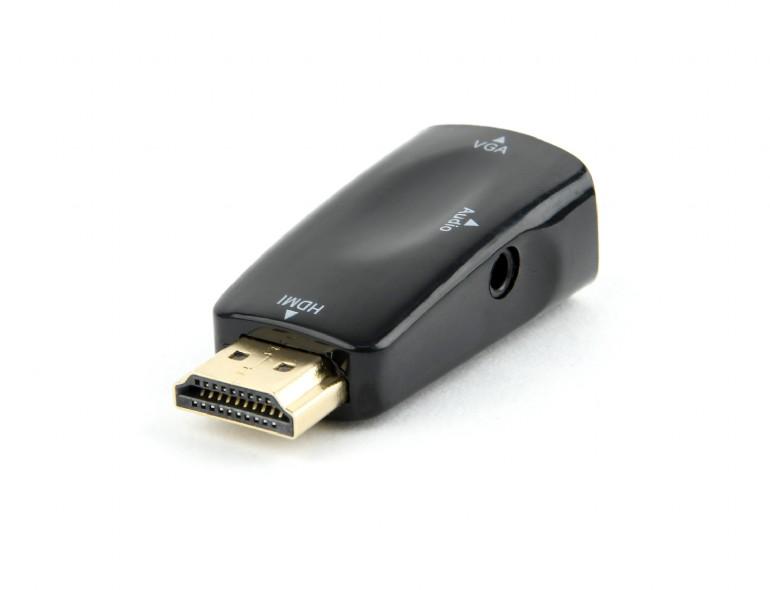 Konwerter sygnału HDMI do VGA z gniazdem mini Jack Gembird - obrazek 3