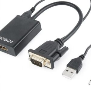 Adapter HDMI - VGA + Audio Gembird