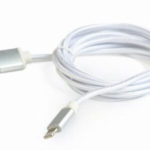 Kabel USB-A męski do lightning iPhone 1.8m Gembird (srebrny)