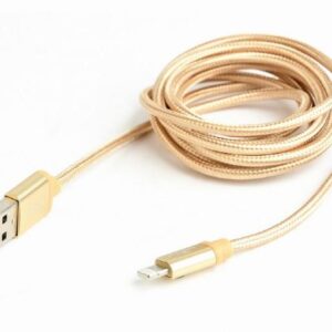 Kabel USB-A męski do lightning iPhone 1.8m Gembird (złoty)
