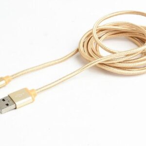 Kabel USB - Micro USB 1.8m Gembird (złoty)