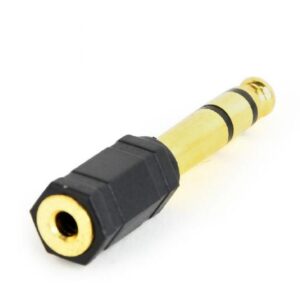 Adapter stereo Jack żeński 3.5mm do Jack męski 6.35mm Gembird