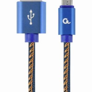 Kabel USB 2.0-micro USB 2.0 Gembird CC-USB2J-AMmBM-1M-BL