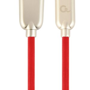 Kabel USB 2.0 (AM/8-pin lightning M) 2m oplot gumowy czerwony Gembird