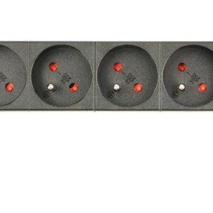 Listwa zasilająca do szaf Rack (PDU) Gembird EG-PDU-014-F wtyk Schuko 1U (3m)