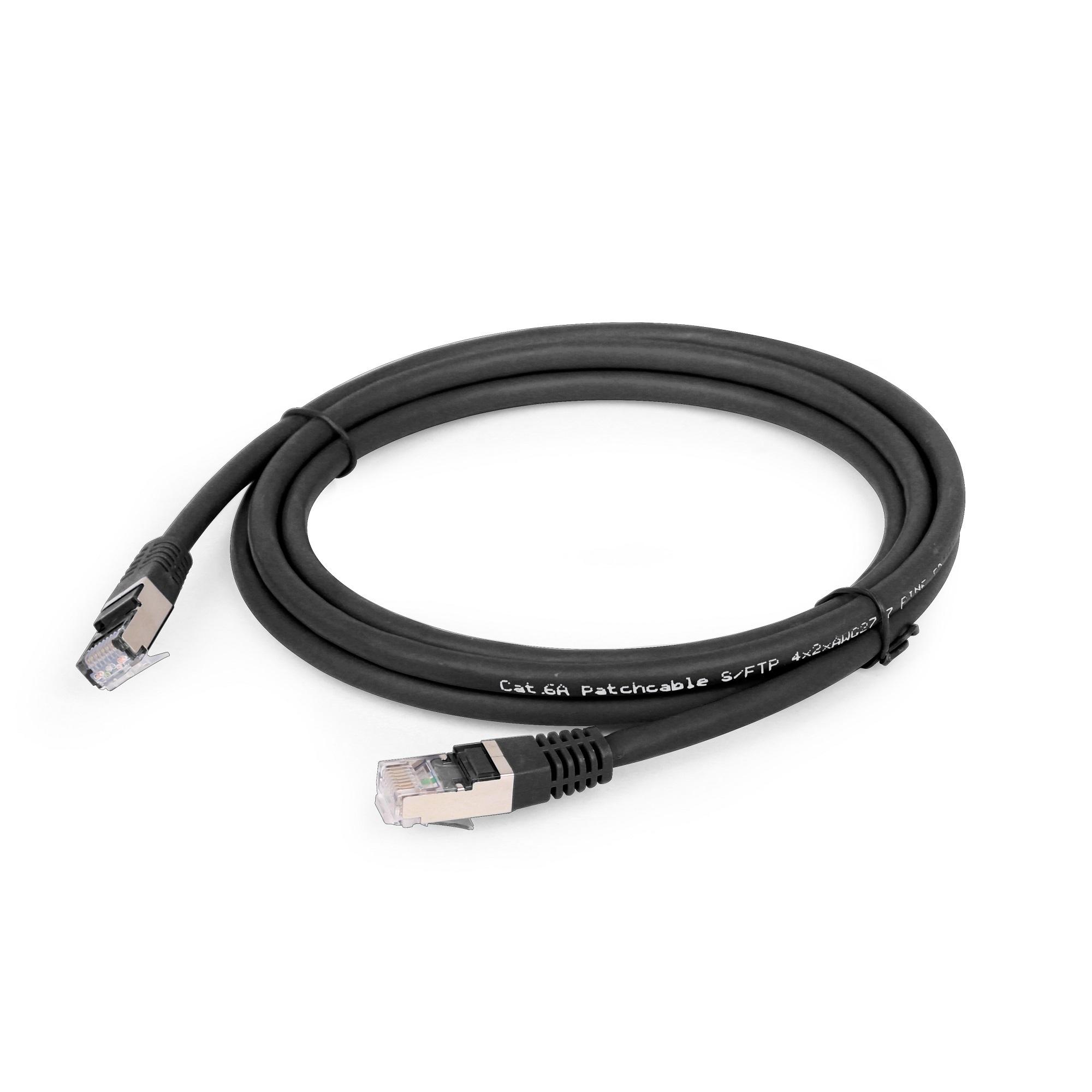 Kabel kat.6A SFTP LSZH Patch cord 1m (czarny) Gembird - obrazek 5