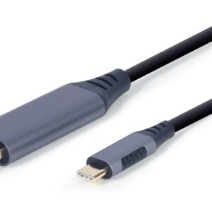 Kabel USB-C 3.0 męski do DisplayPort męski 1.8m (szary) Gembird