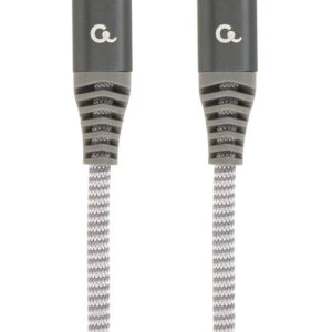Kabel USB typ C(CM/CM) 60W Power Delivery (PD) 1.5m szaro-biały Gembird