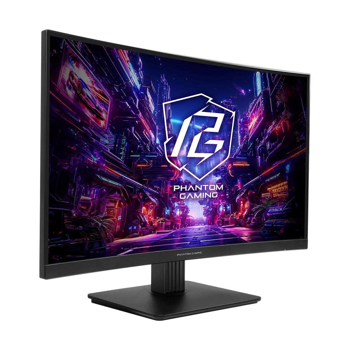 Monitor ASRock 27" Curved Gaming Monitor PG27QRT1B 2xHDMI DP głośniki 2x2W - obrazek 2