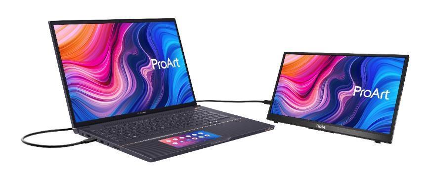 Monitor Asus 14" ProArt Display PA148CTV MicroHDMI 2xUSB-C głośniki - obrazek 3