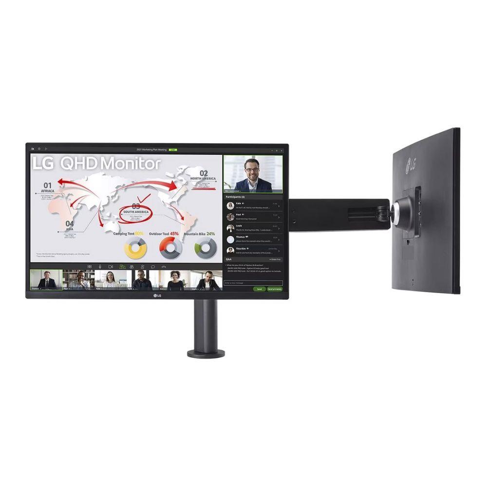 Monitor LG 27" 27QP88DP-BS QHD Ergo Dual HDMI 2xDP VGA DVI-D USB-C - obrazek 5