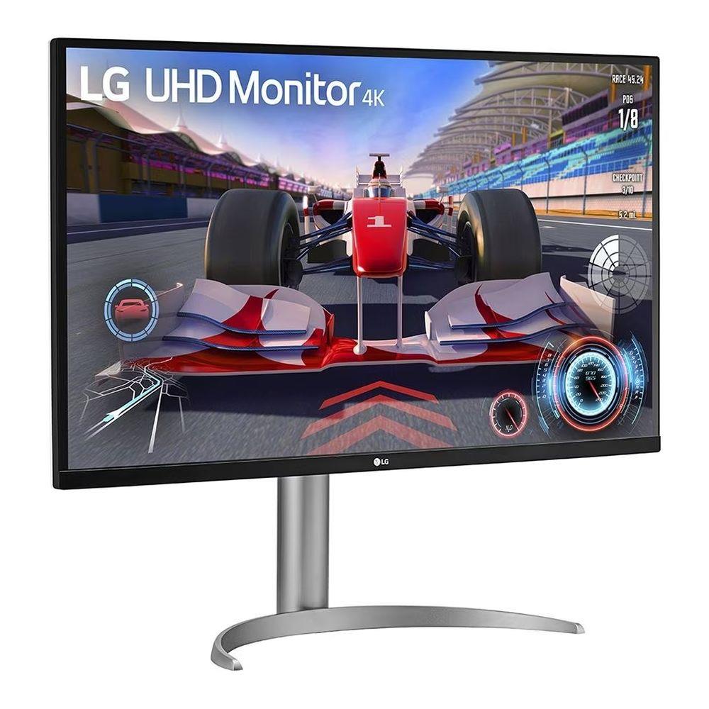 Monitor LG 31,5" UltraFine 32UQ750P-W 4K UHD 2xHDMI DP 2xUSB 3.0 USB-C głośniki - obrazek 3