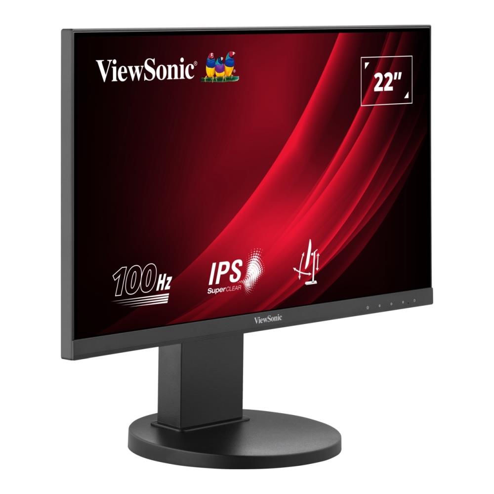 Monitor ViewSonic 21,5" VG2208A-HD Ergonomic Monitor IPS FHD 100Hz HDMI DP VGA - obrazek 2