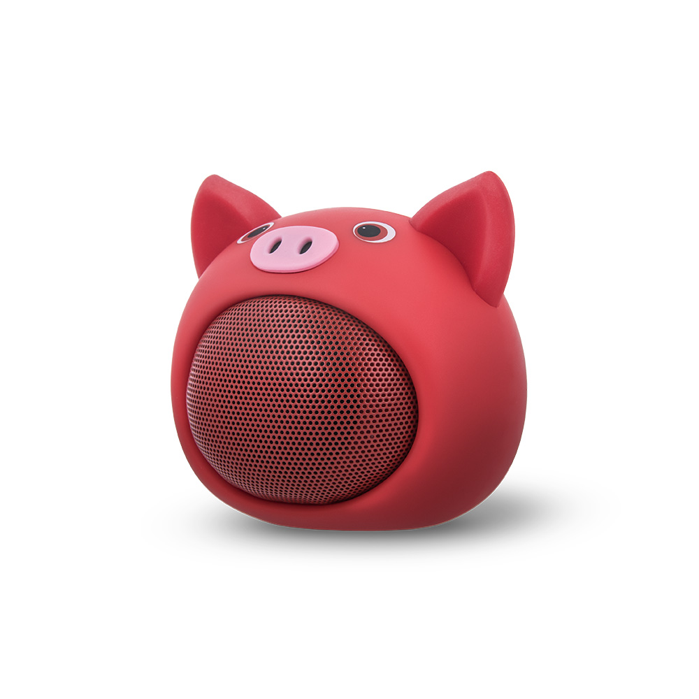 Forever głośnik Bluetooth Sweet Animal Pig Rose czerwony ABS-100