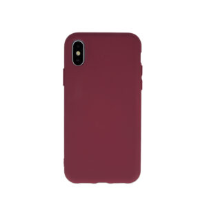 Nakładka Silicon do iPhone 11 burgundowa