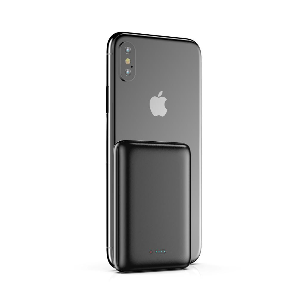 Forever power bank bezprzewodowy WTB-100 PD QC 18W 10000 mAh czarny z przyssawkami - obrazek 3