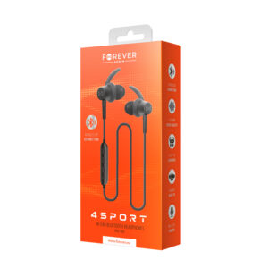 Forever słuchawki Bluetooth 4Sport BSH-400 dokanałowe czarne