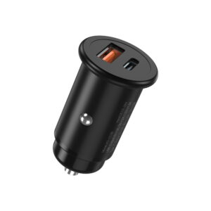 żXO ładowarka samochodowa CC38 PD QC 3.0 20W 1X USB 1x USB-C czarna