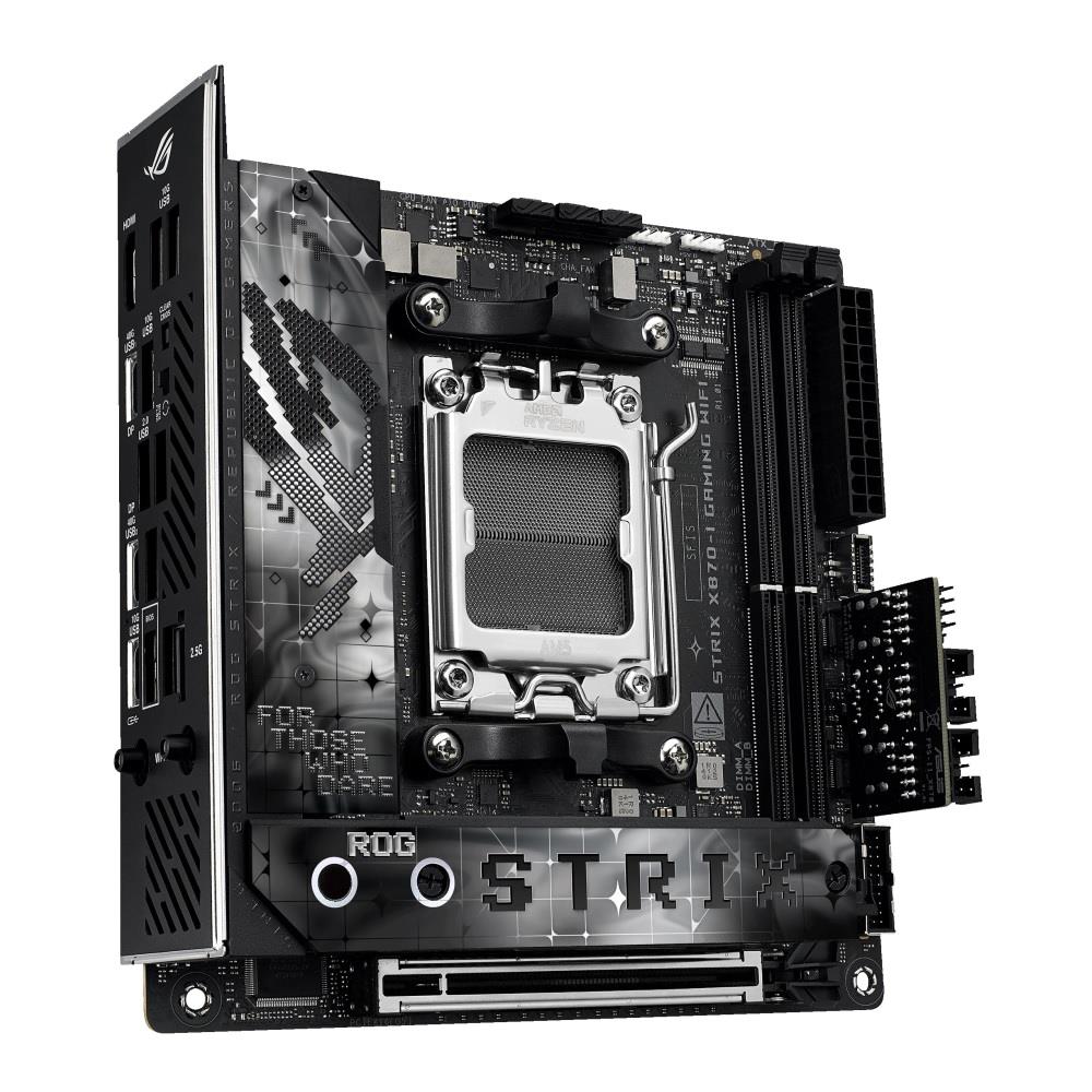 Płyta Asus ROG STRIX X870-I GAMING WIFI /AMD X870/DDR5/SATA3/M.2/WiFi/BT/PCIe5.0/AM5/mITX - obrazek 2