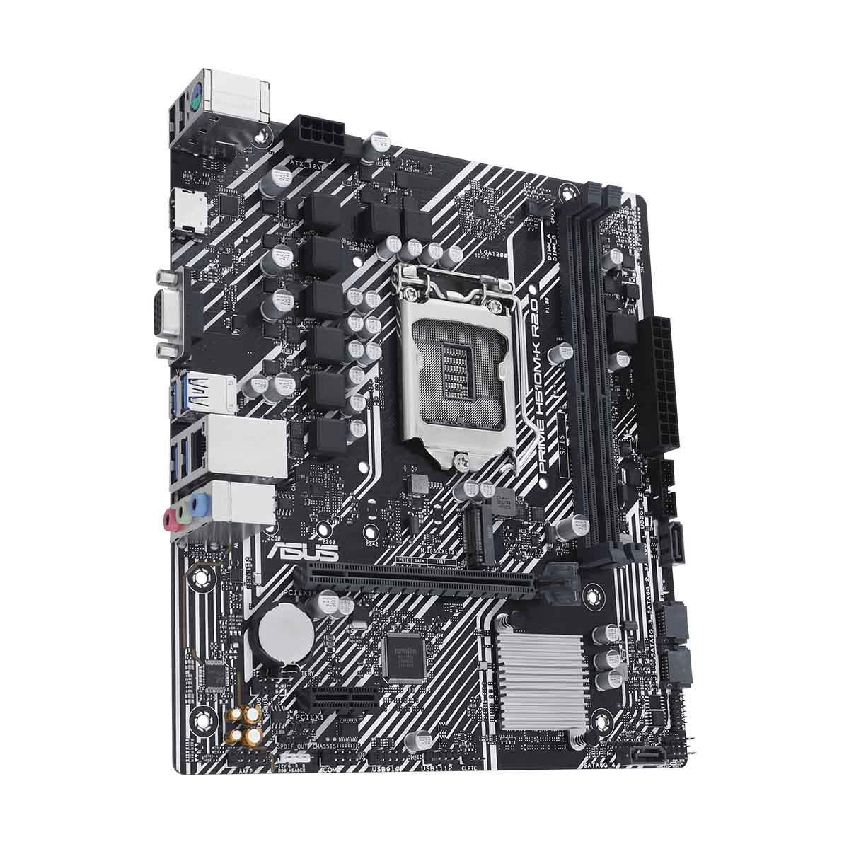 Płyta Asus PRIME H510M-K R.2.0 /H470/DDR4/SATA3/M.2/USB3.0/PCIe4.0/s.1200/mATX - obrazek 2