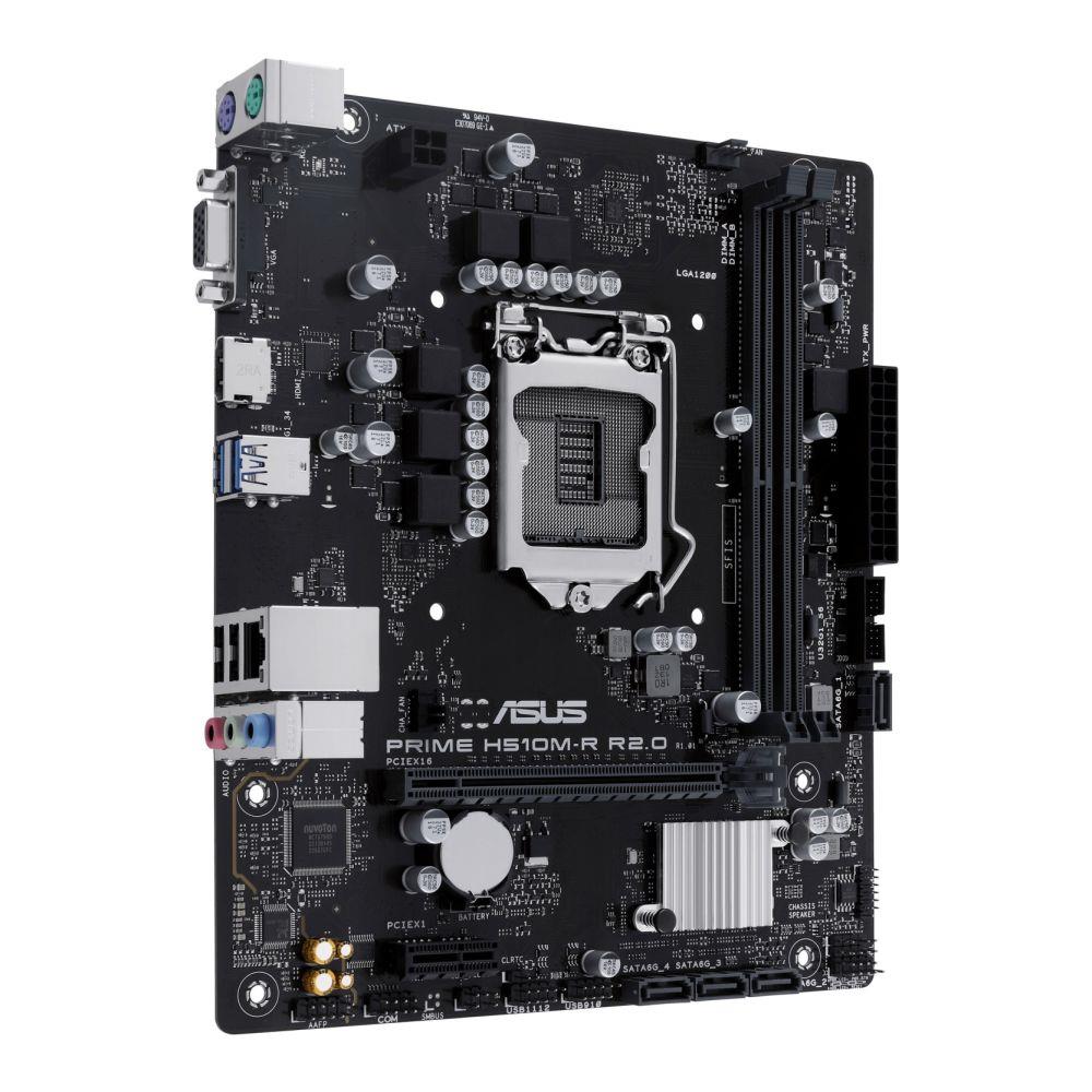Płyta Asus PRIME H510M-R R2.0 SI /H470/DDR4/SATA3/USB3.0/PCIe4.0/s.1200/mATX - obrazek 2