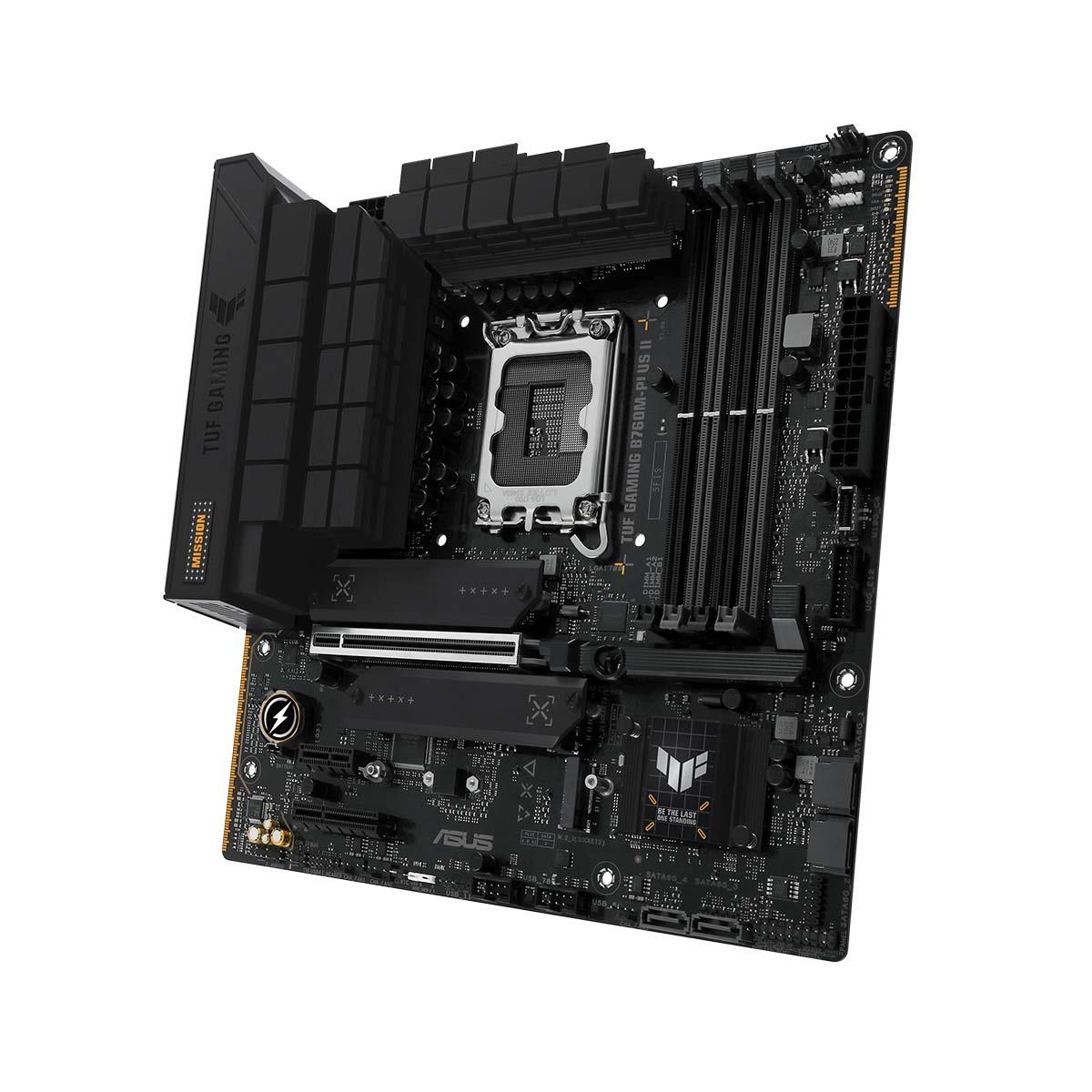 Płyta Asus TUF GAMING B760M-PLUS II /B760/DDR5/SATA3/M.2/USB3.2/PCIe5.0/s.1700/mATX - obrazek 3
