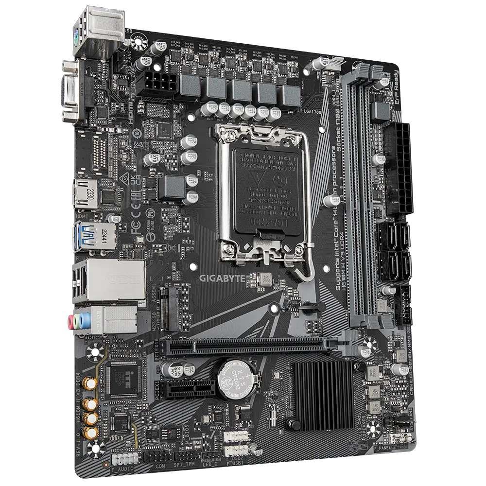 Płyta Gigabyte H610M H V3 DDR4 (rev. 1.0) /H610/DDR4/SATA3/M.2/USB3.0/PCIe4.0/s.1700/mATX - obrazek 2