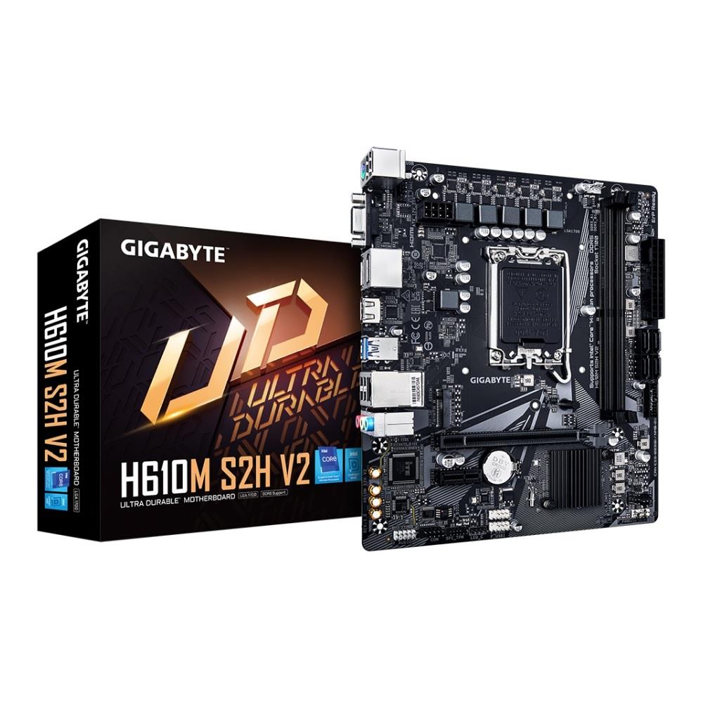 Płyta Gigabyte H610M S2H V2 (rev. 1.0) /H610/DDR5/SATA3/M.2/USB3.0/PCIe4.0/s.1700/mATX - obrazek 4