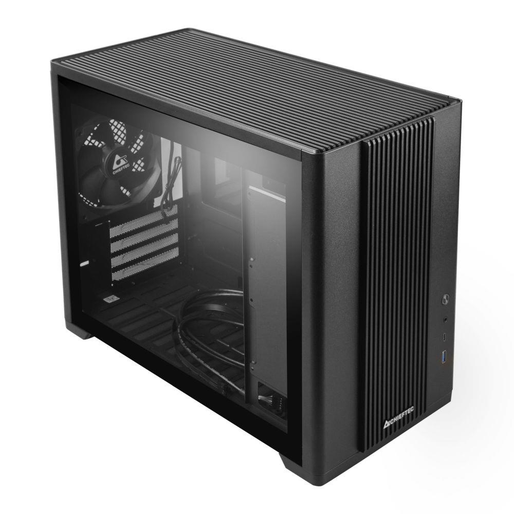 Obudowa Chieftec BX-10B-OP mATX bez zasilacza z oknem - obrazek 3