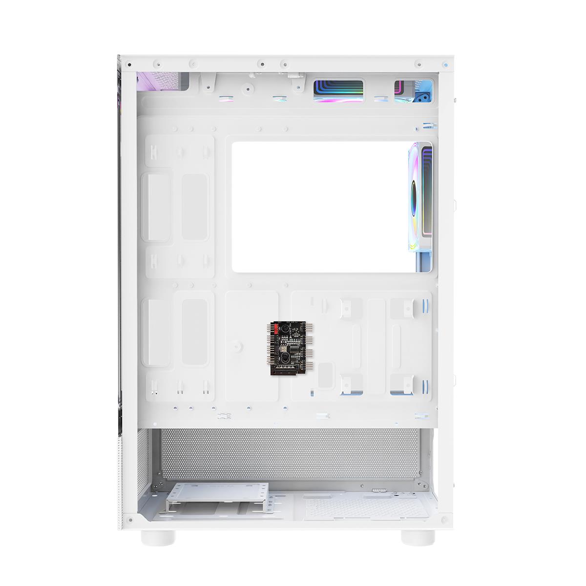 Obudowa LOGIC LOOK ARGB Midi Biała - obrazek 4