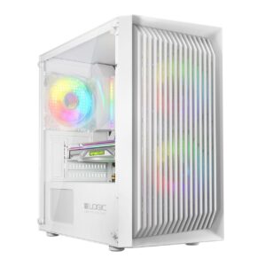 Obudowa LOGIC ATOS ARGB mATX/mITX Mini USB 3.0 Biała