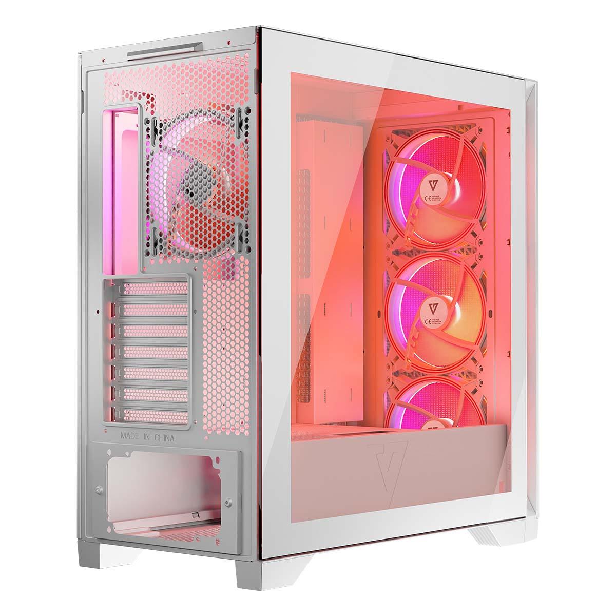 Obudowa Modecom Volcano Expanse T APEX ARGB MIDI Biała - obrazek 5