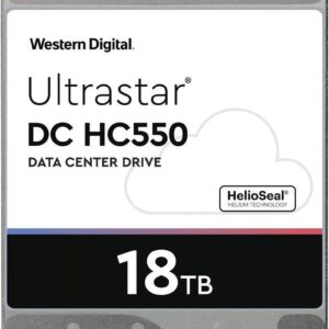 Dysk Western Digital Ultrastar DC HC550 He18 18TB 3,5" 7200 512MB SATA III 512e SE WUH721818ALE6L4