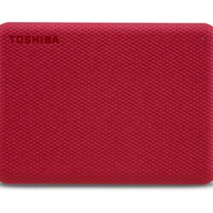 Dysk zewnętrzny Toshiba Canvio Advance 1TB 2,5" USB 3.2 Gen 1 red