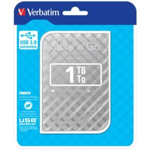 Dysk zewnętrzny Verbatim 1TB Store 'n' Go 2.5" srebrny USB