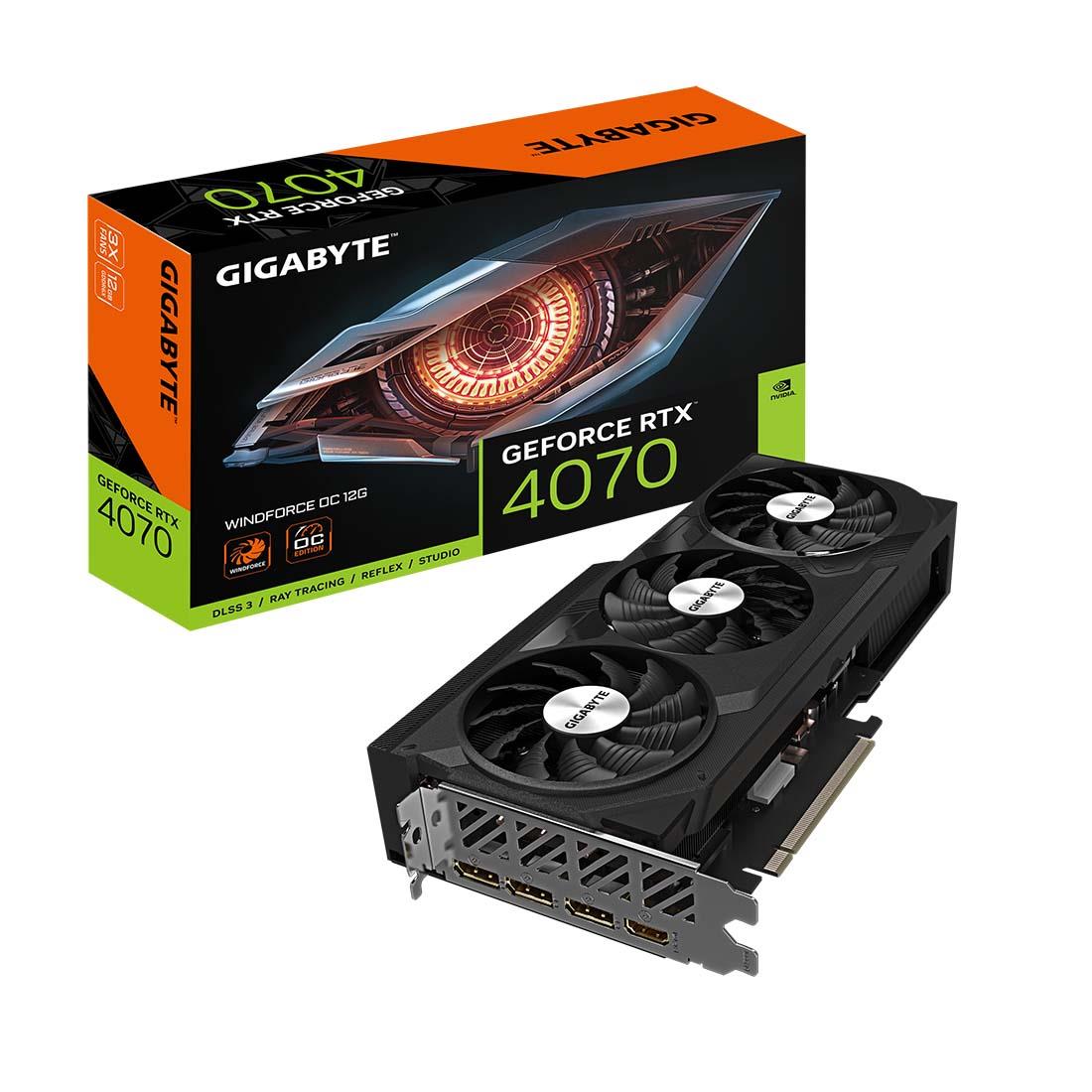 Karta VGA Gigabyte GeForce RTX 4070 WINDFORCE OC 12G 12GB GDDR6X 192bit HDMI+3xDP PCIe4.0 - obrazek 6
