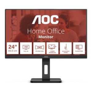 Monitor AOC 24" 24E3QAF HDMI DP VGA 2xUSB 3.0 głośniki 2x2W