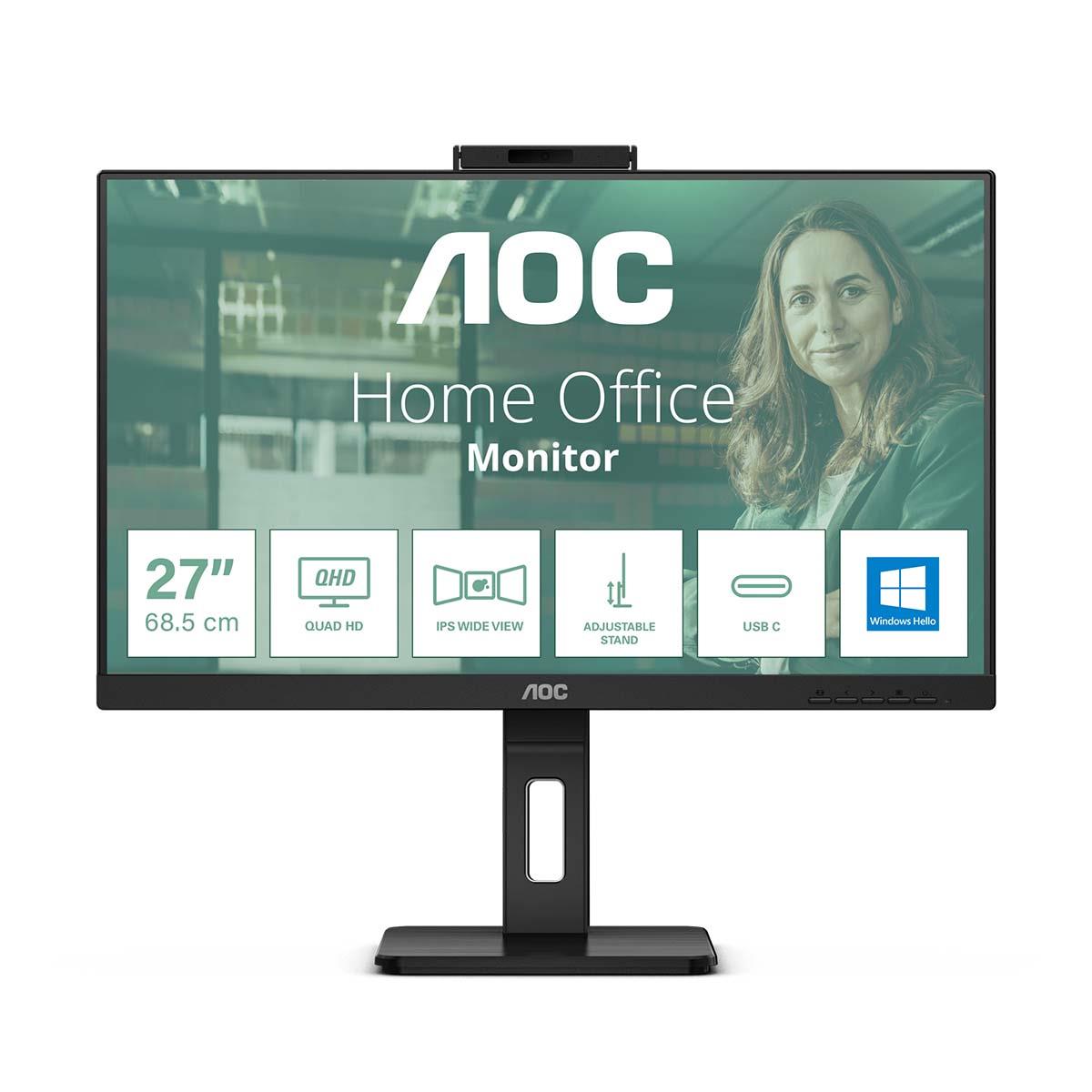 Monitor AOC 27" Q27P3CW 2xHDMI DP USB-C głośniki 2x5W - obrazek 4