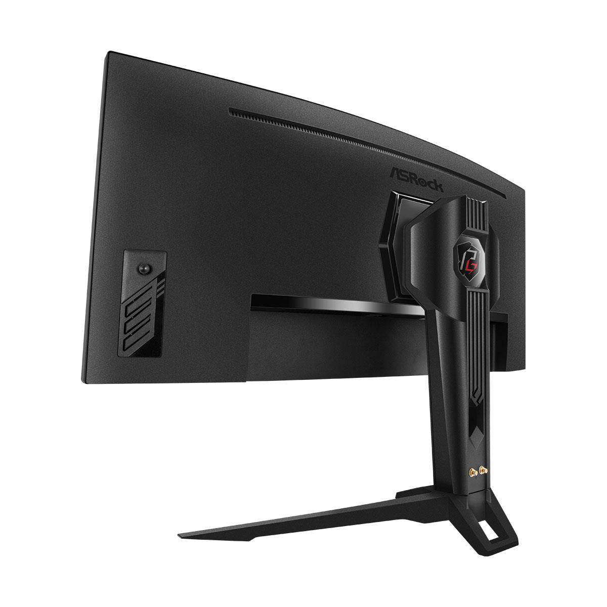 Monitor ASRock 34" Curved Phantom Gaming Monitor PG34WQ15R2B 2xHDMI DP WiFi głośniki 2x2W - obrazek 3