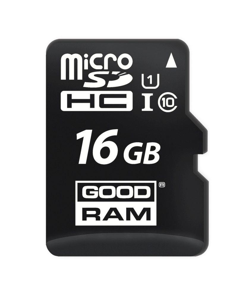 Karta pamięci microSDHC GOODRAM 16GB M1AA-0160R12 cl 10 UHS-I + adapter - obrazek 2