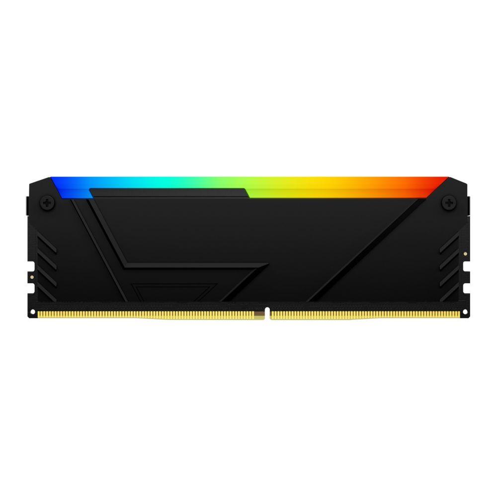 Pamięć DDR4 Kingston Fury Beast RGB 16GB (1x16GB) 3600MHz CL18 1,35V czarna - obrazek 3